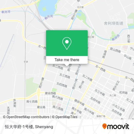 恒大华府-1号楼 map