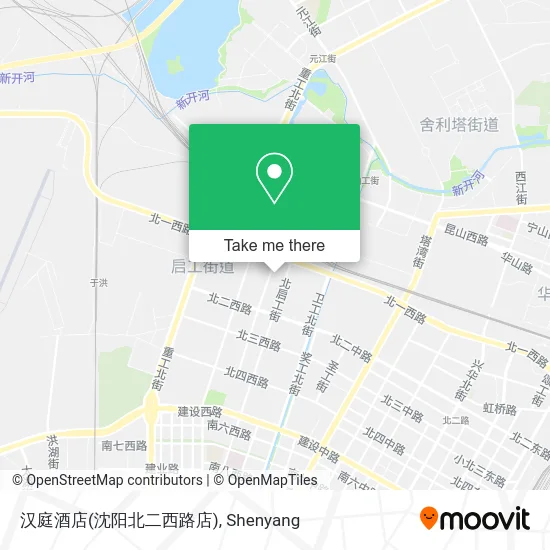 汉庭酒店(沈阳北二西路店) map