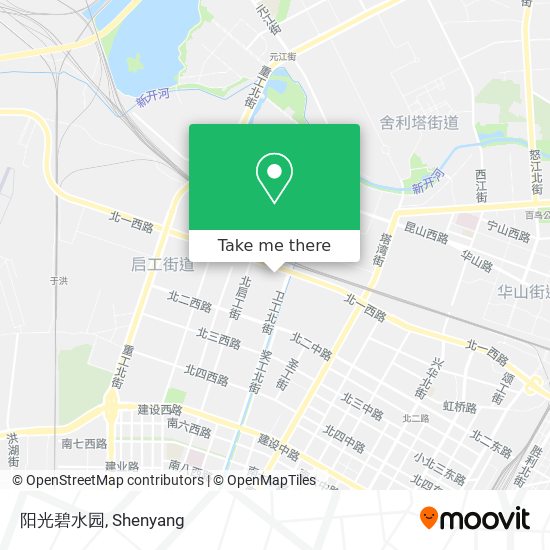 阳光碧水园 map
