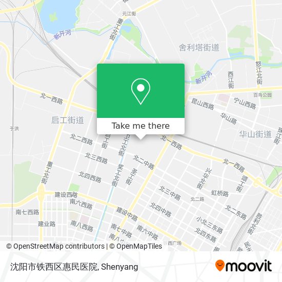 沈阳市铁西区惠民医院 map