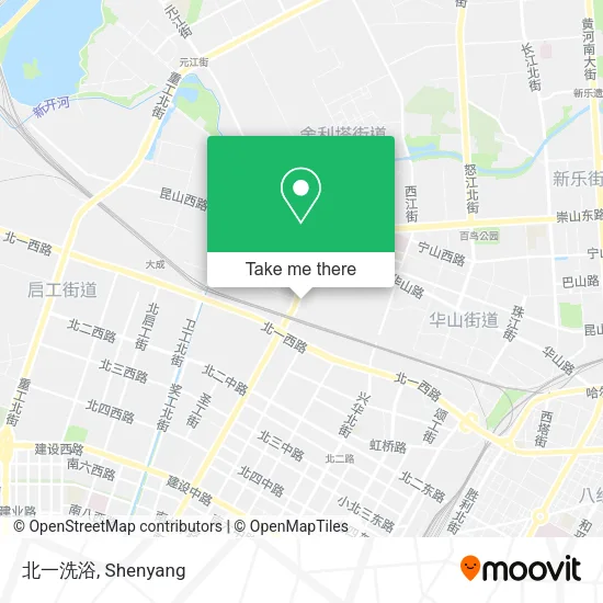 北一洗浴 map