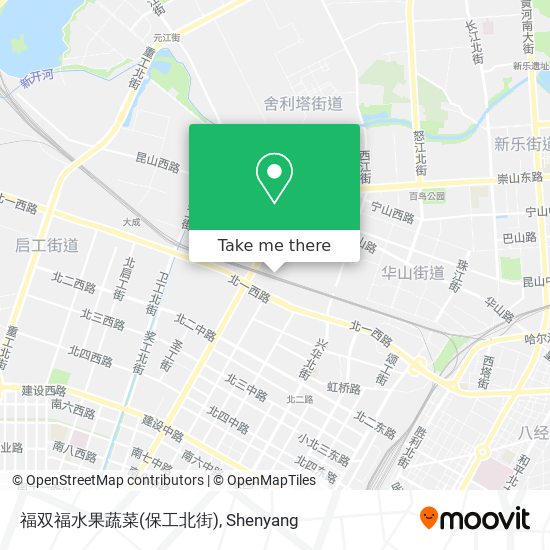 福双福水果蔬菜(保工北街) map