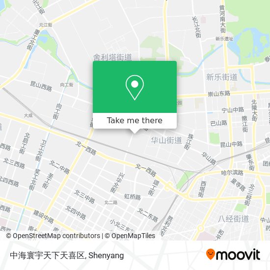中海寰宇天下天喜区 map