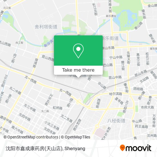 沈阳市鑫成康药房(天山店) map