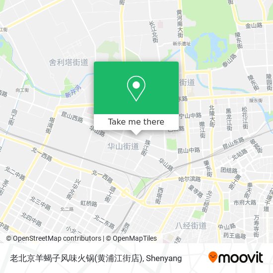 老北京羊蝎子风味火锅(黄浦江街店) map