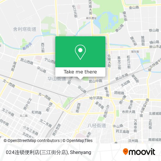 024连锁便利店(三江街分店) map