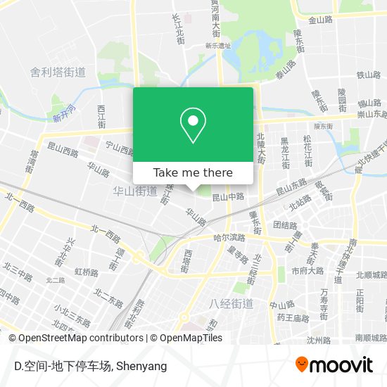 D.空间-地下停车场 map