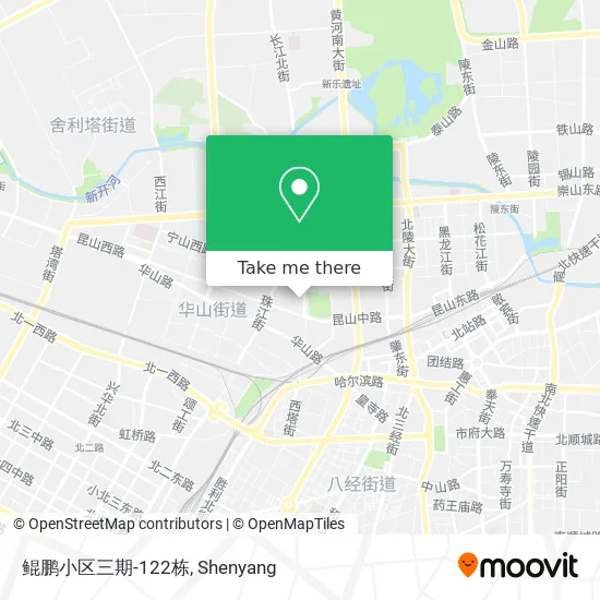 鲲鹏小区三期-122栋 map