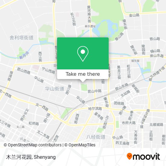 木兰河花园 map