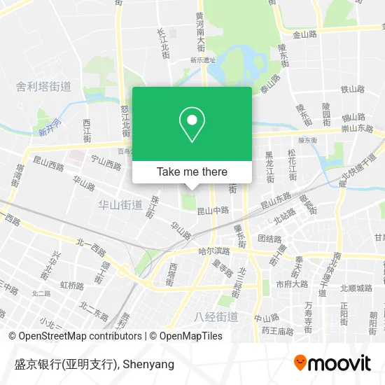 盛京银行(亚明支行) map