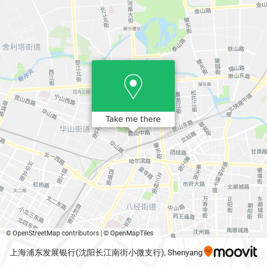 上海浦东发展银行(沈阳长江南街小微支行) map