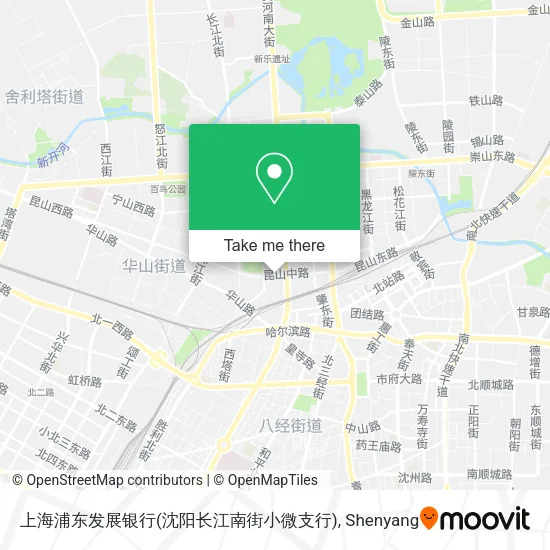 上海浦东发展银行(沈阳长江南街小微支行) map