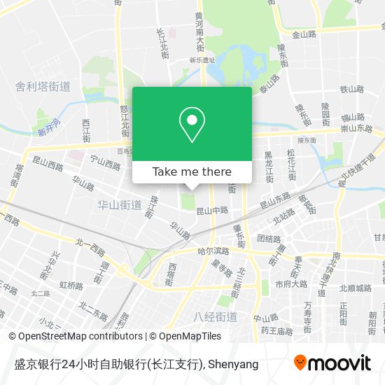 盛京银行24小时自助银行(长江支行) map