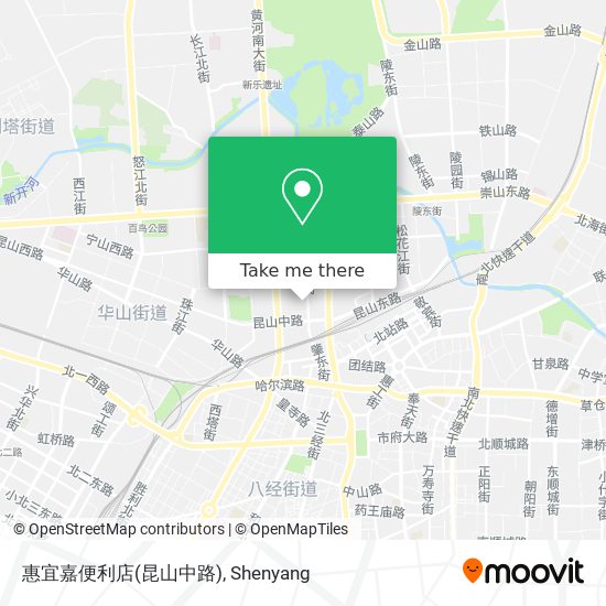 惠宜嘉便利店(昆山中路) map