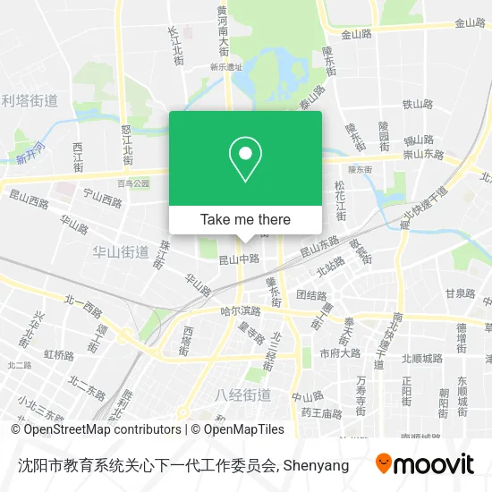 沈阳市教育系统关心下一代工作委员会 map
