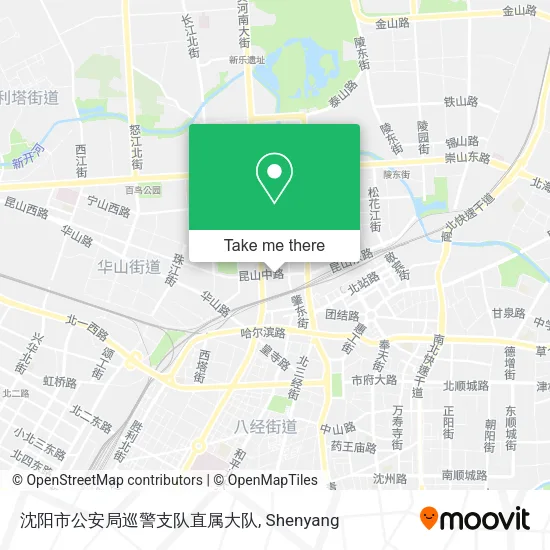 沈阳市公安局巡警支队直属大队 map