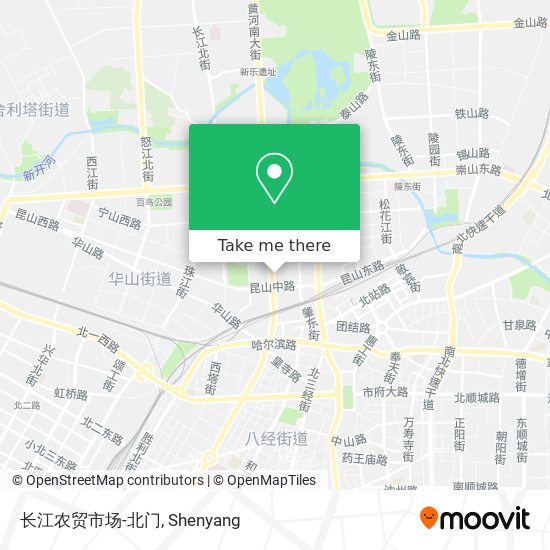 长江农贸市场-北门 map