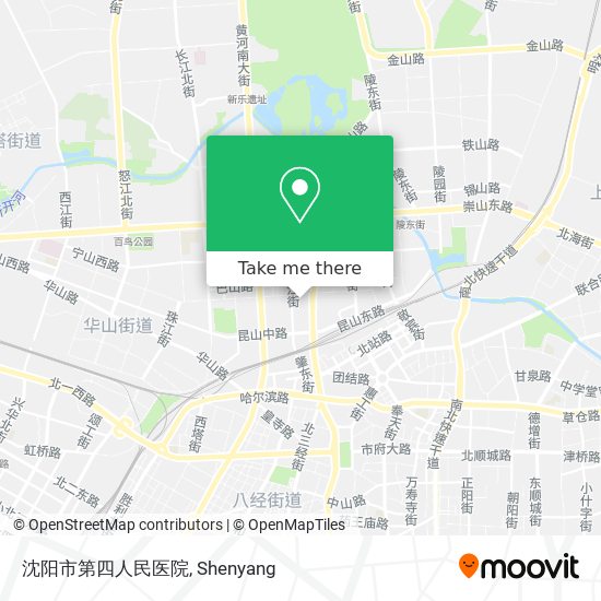 沈阳市第四人民医院 map
