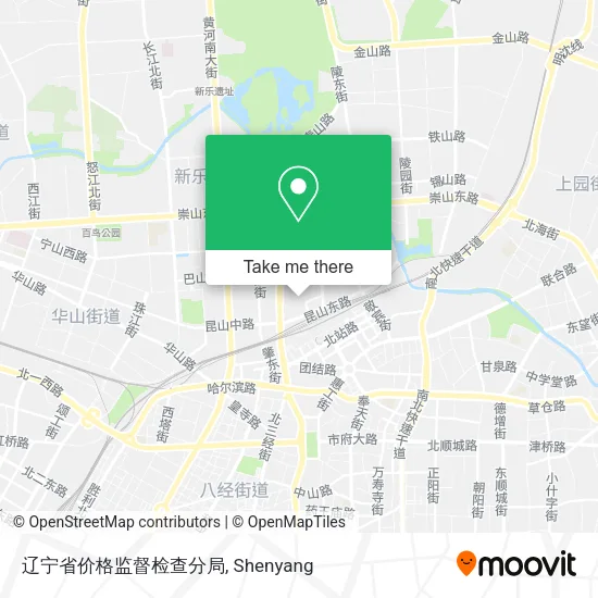 辽宁省价格监督检查分局 map