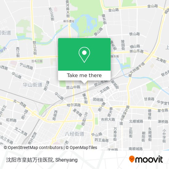 沈阳市皇姑万佳医院 map