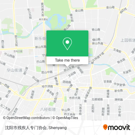 沈阳市残疾人专门协会 map