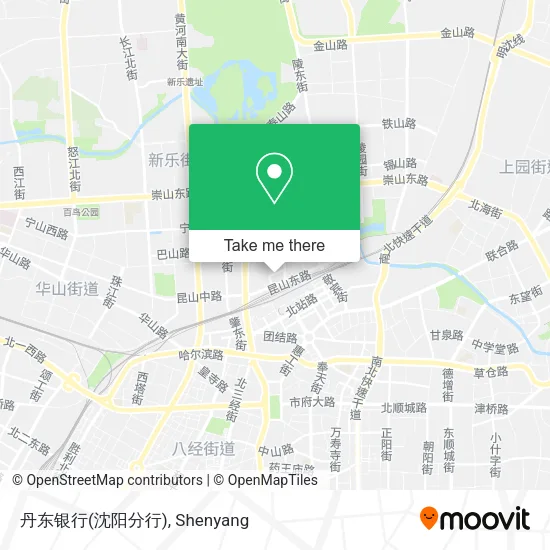 丹东银行(沈阳分行) map