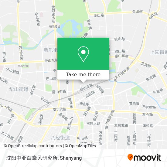 沈阳中亚白癜风研究所 map