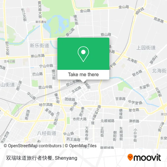 双瑞味道旅行者快餐 map