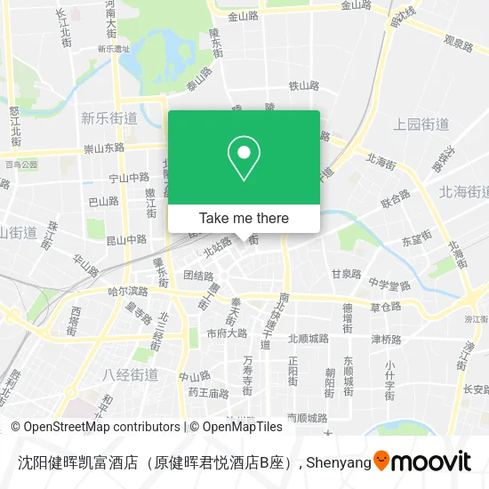 沈阳健晖凯富酒店（原健晖君悦酒店B座） map