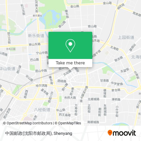 中国邮政(沈阳市邮政局) map