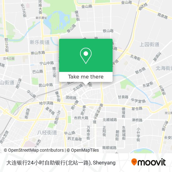 大连银行24小时自助银行(北站一路) map