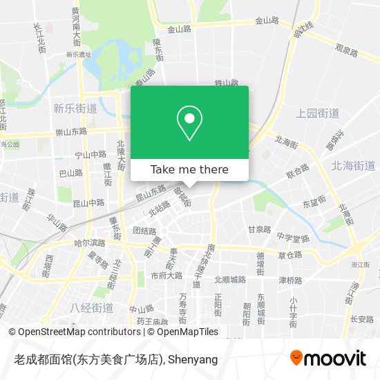 老成都面馆(东方美食广场店) map