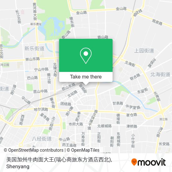 美国加州牛肉面大王(瑞心商旅东方酒店西北) map