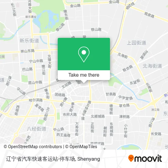 辽宁省汽车快速客运站-停车场 map