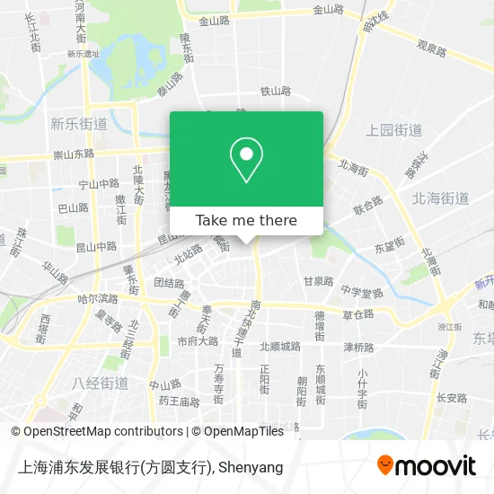 上海浦东发展银行(方圆支行) map