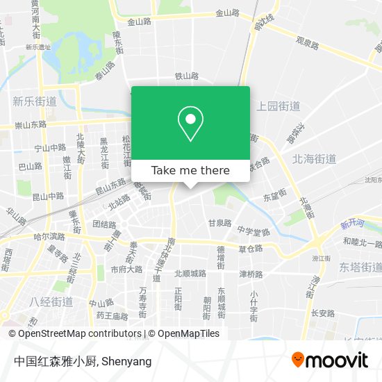 中国红森雅小厨 map