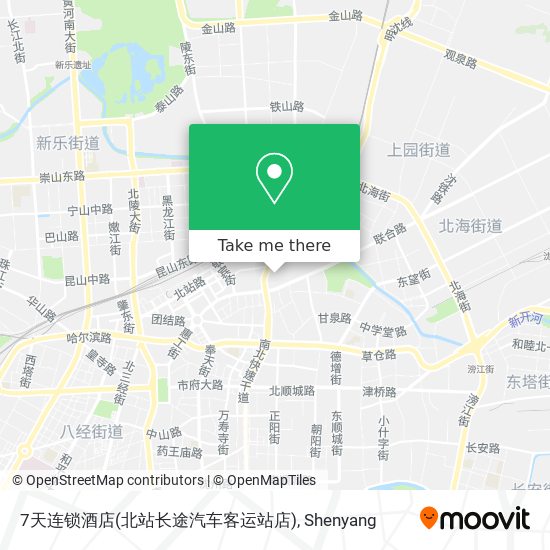 7天连锁酒店(北站长途汽车客运站店) map