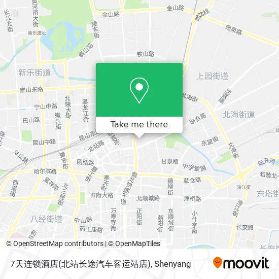 7天连锁酒店(北站长途汽车客运站店) map