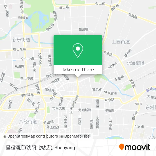 星程酒店(沈阳北站店) map