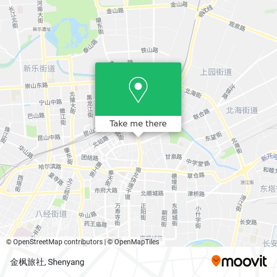 金枫旅社 map