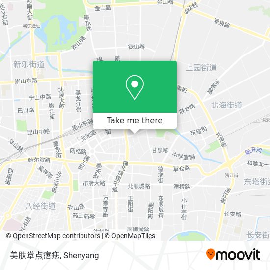 美肤堂点痦痣 map