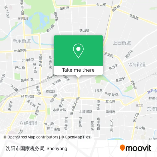 沈阳市国家税务局 map
