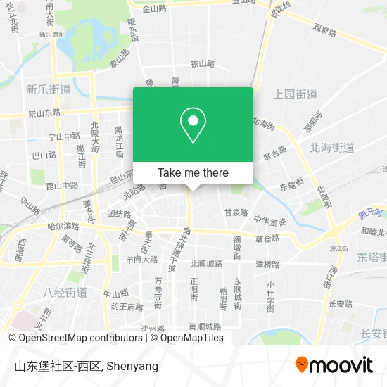 山东堡社区-西区 map