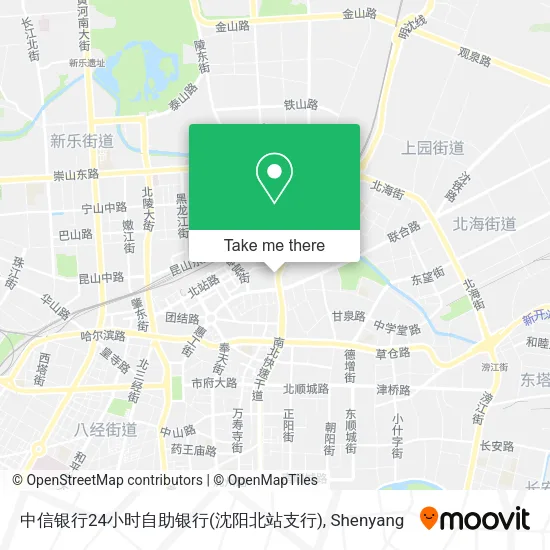 中信银行24小时自助银行(沈阳北站支行) map