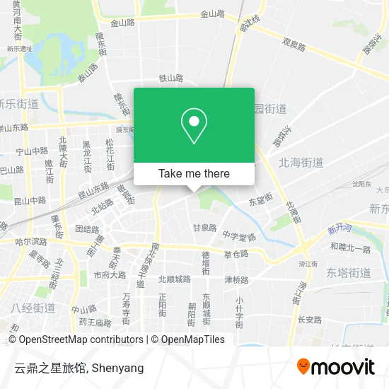 云鼎之星旅馆 map