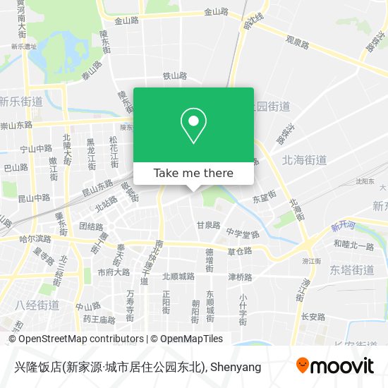 兴隆饭店(新家源·城市居住公园东北) map
