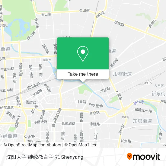 沈阳大学-继续教育学院 map