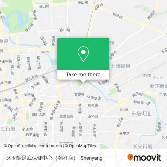 沐玉蟾足底保健中心（瀚祥店） map