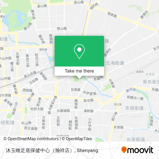 沐玉蟾足底保健中心（瀚祥店） map