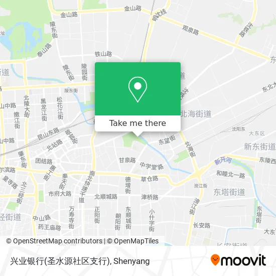 兴业银行(圣水源社区支行) map